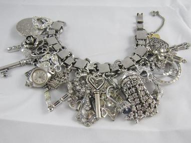 Loaded Sterling Silver Vintage Charm Bracelet, Lucky Vintage Charm  Bracelet, Southwestern Charms, Old American Charm Bracelet
